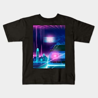 S13 Silvia Drift Retrowave [ OSY Graphics ] Kids T-Shirt